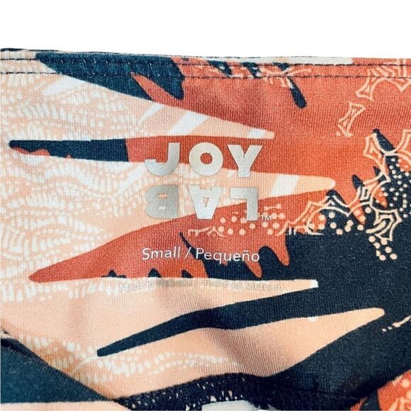 JoyLab Athletic Leggings Orange Gym Workout Running Yoga Athleisure - Picture 3 of 6